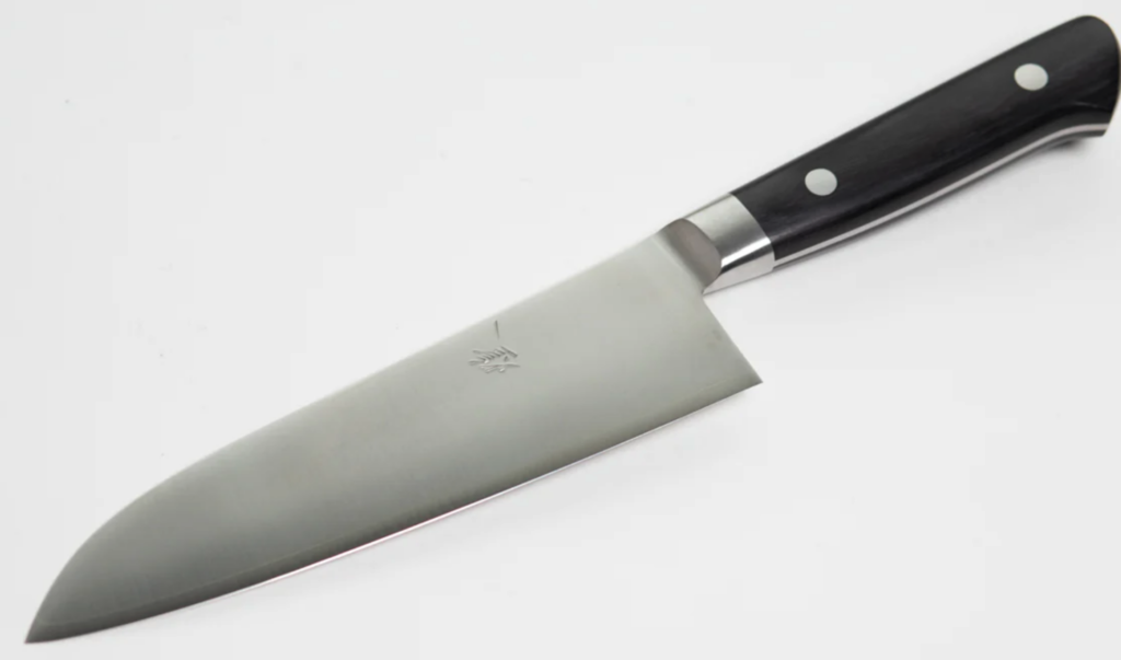 Sakai Ichimonji Mitsuhide “Kirameki” Powdered High-Speed Steel Santoku Knife