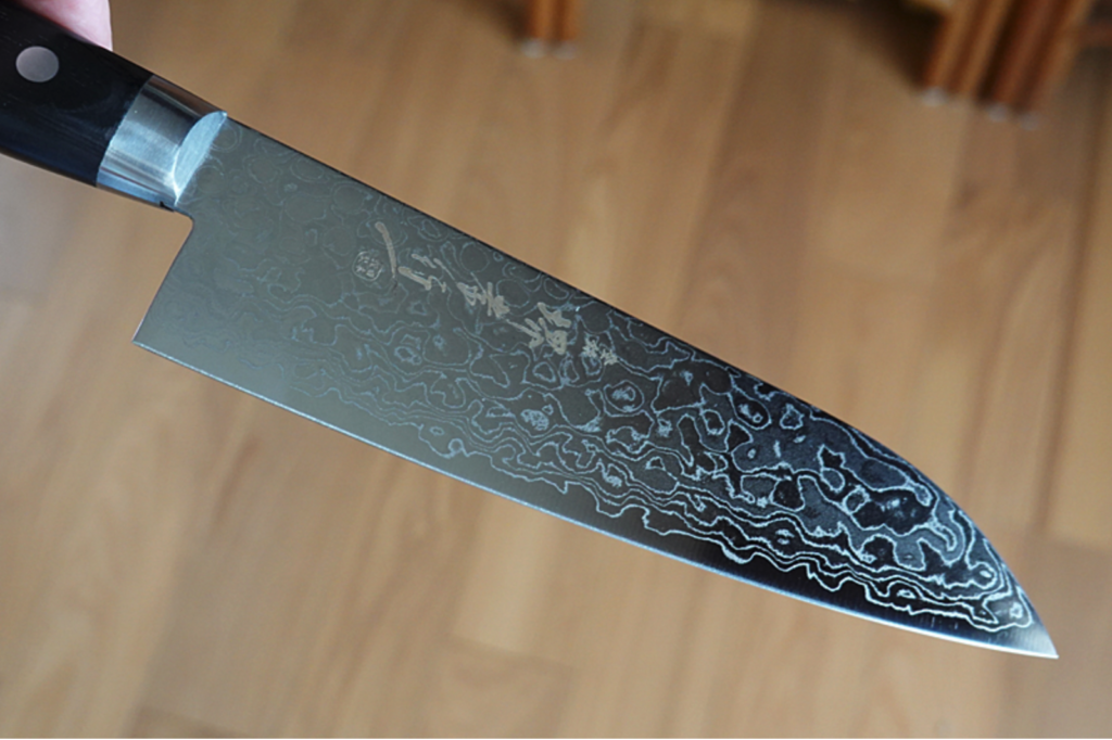 Sakai Takayuki AUS10 Mirror Damascus Santoku 170mm