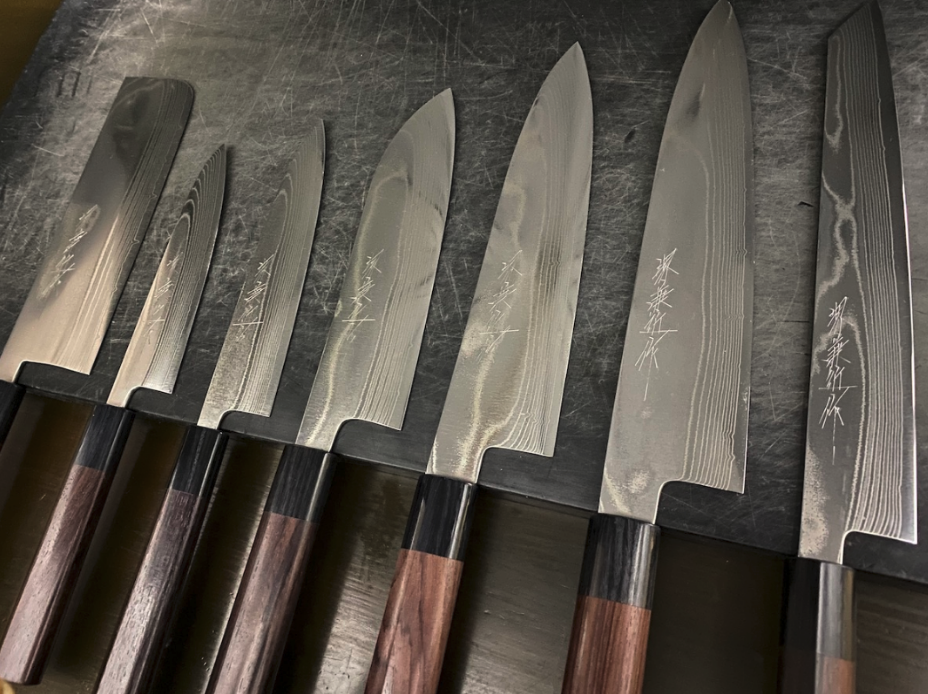 Damascus steel knife